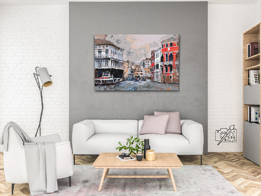 Paint by Numbers - Venedig, en malerisk by