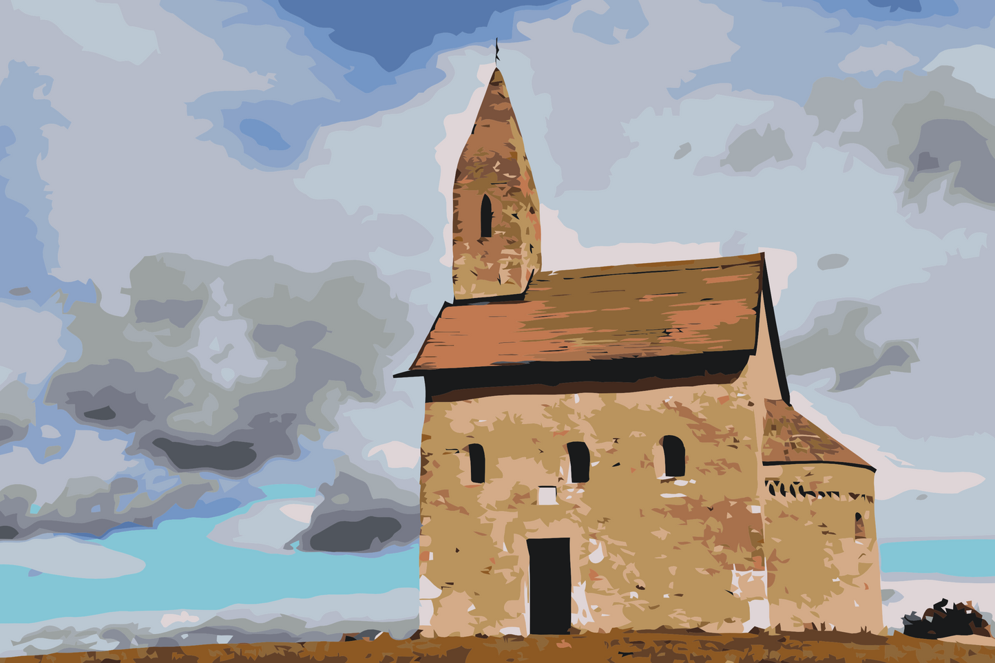 Paint by Numbers - Sankt Mikaels ærkeengelkirke