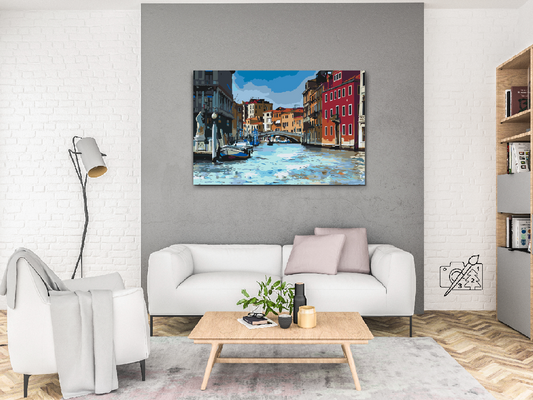 Paint by Numbers - Gondoltur i Venedig 1