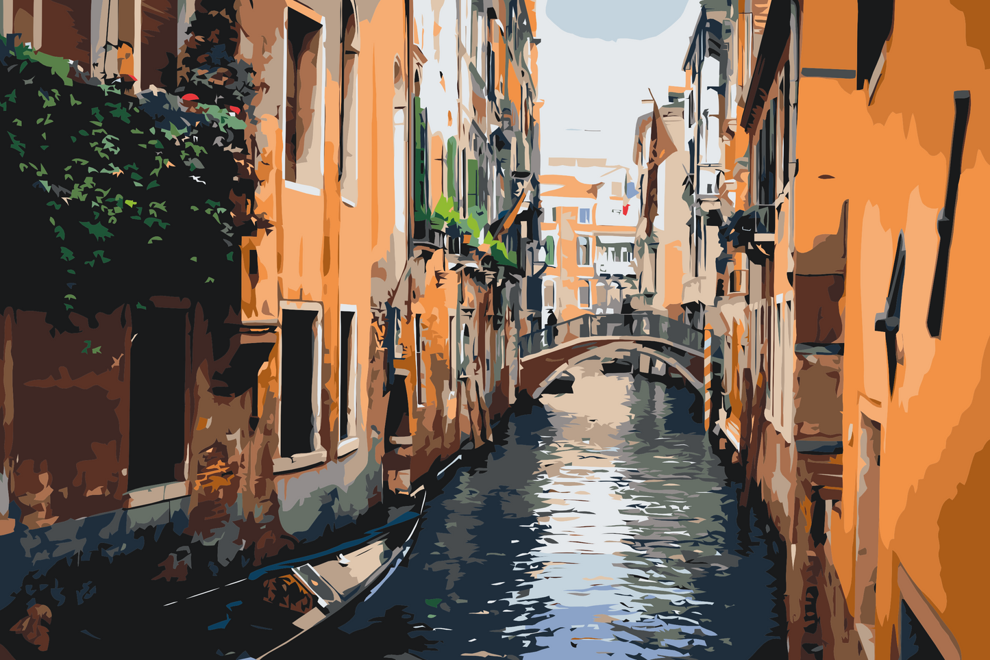 Paint by Numbers - Gondoltur i Venice 2