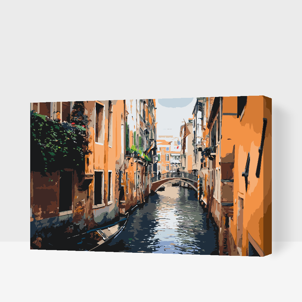 Paint by Numbers - Gondoltur i Venice 2