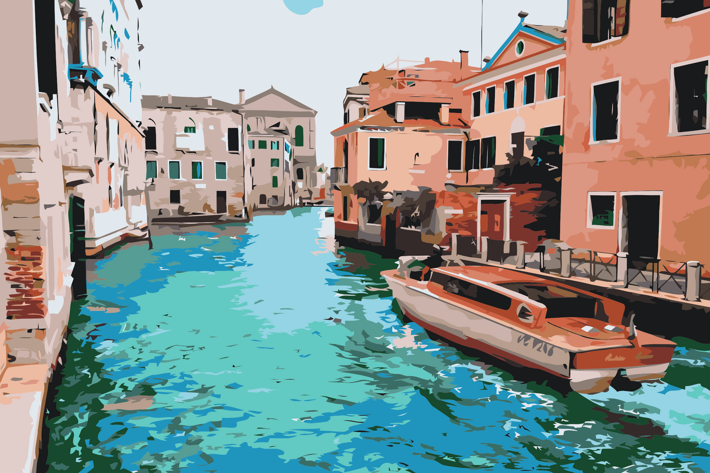 Paint by Numbers - Sejlads i Venedig