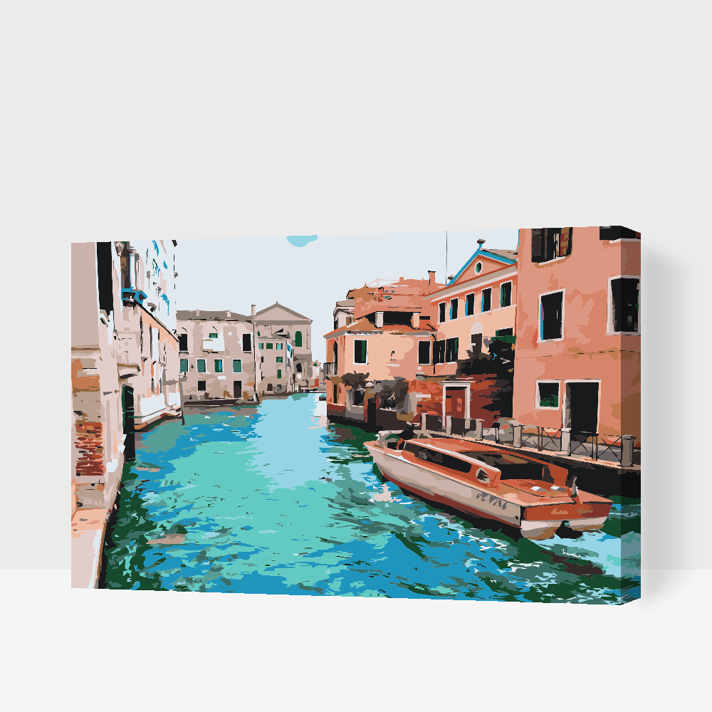 Paint by Numbers - Sejlads i Venedig
