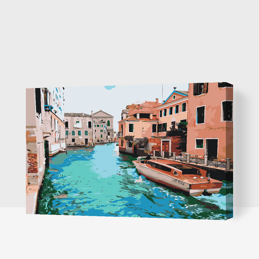 Paint by Numbers - Sejlads i Venedig