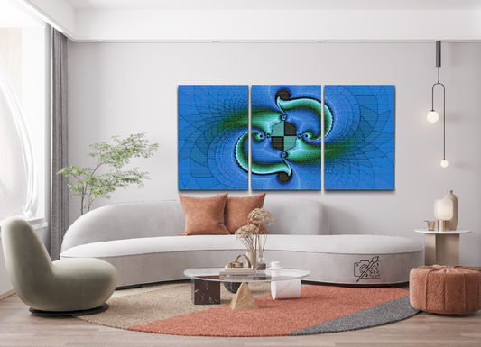 Diamond Painting - Abstrakt design (sæt af 3)
