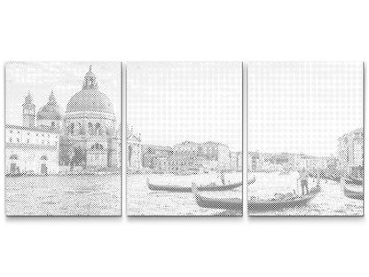 Mal-med-prikker -  Markuskirken, Venedig (sæt af 3)