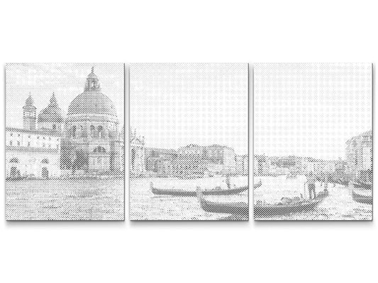 Mal-med-prikker -  Markuskirken, Venedig (sæt af 3)