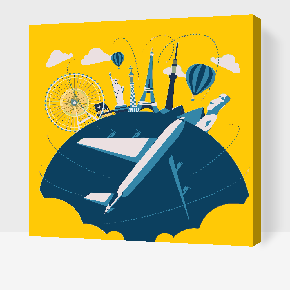 Paint by Numbers - Rejser over hele verden