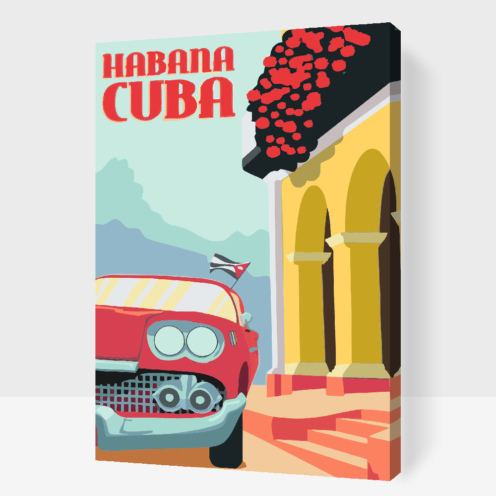 Paint by Numbers - Cuba, Havana