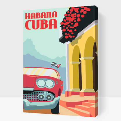Paint by Numbers - Cuba, Havana