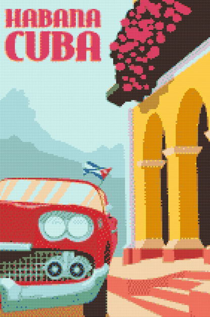 Diamond Painting - Cuba, Havana
