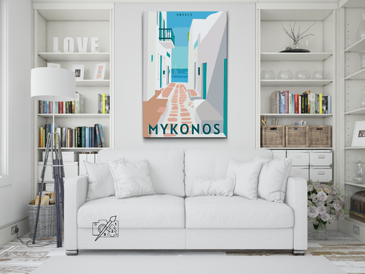 Paint by Numbers - Grækenland, Mykonos