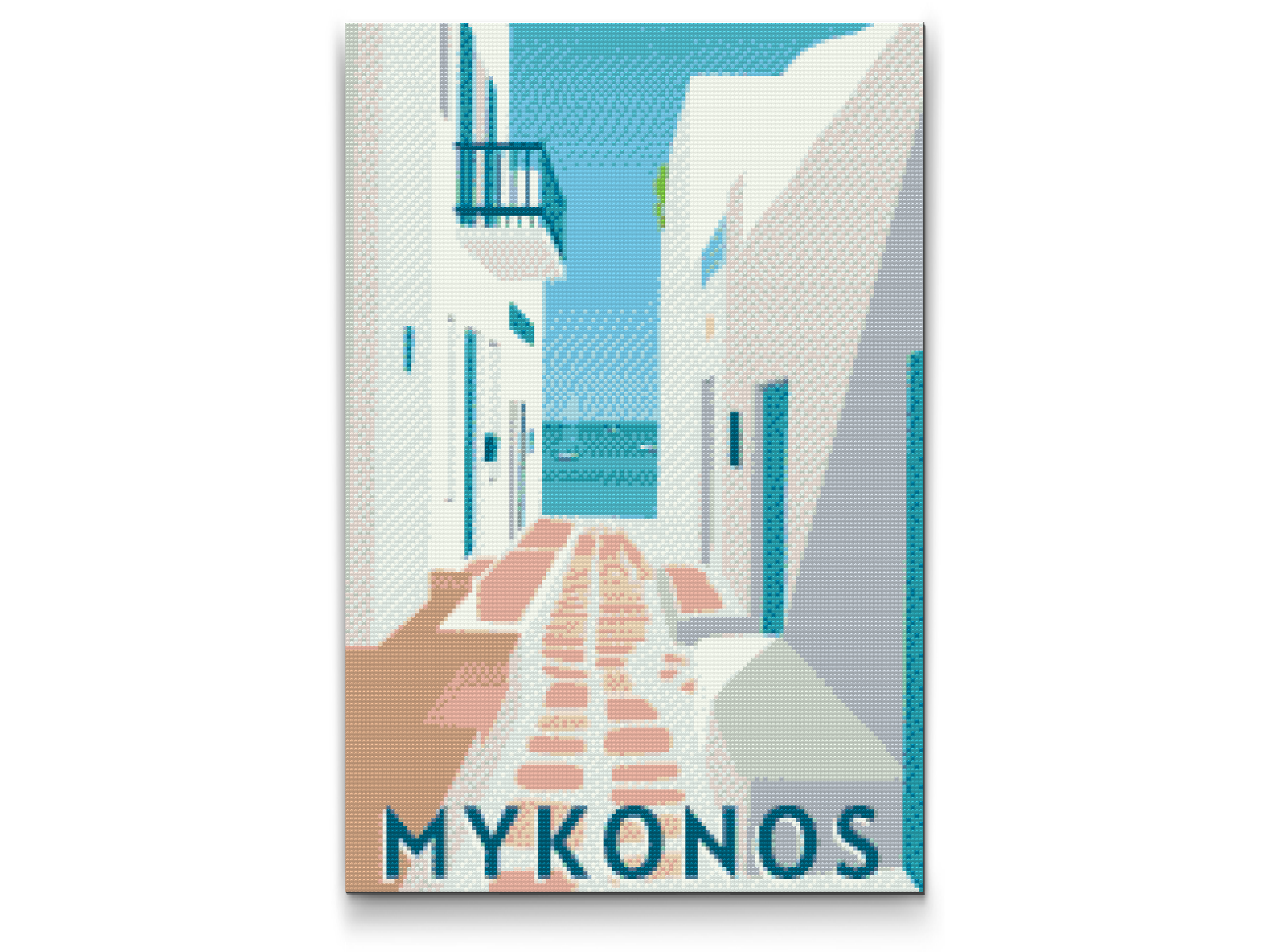 Diamond Painting - Grækenland, Mykonos
