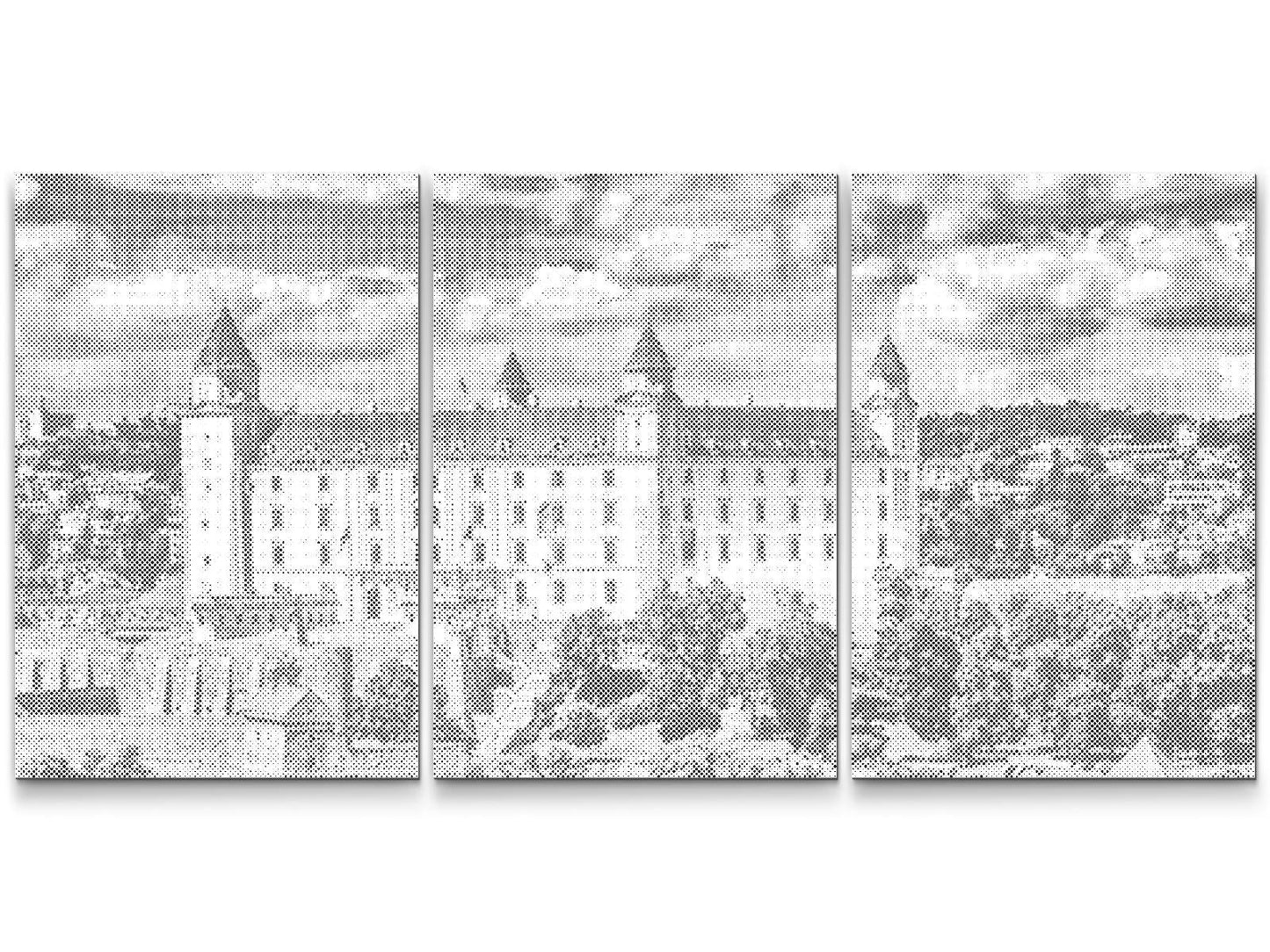 Mal-med-prikker -  Bratislava (sæt af 3)