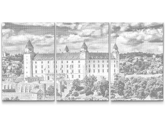Mal-med-prikker -  Bratislava (sæt af 3)