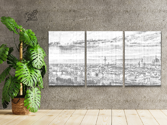 Solnedgang i Firenze (sæt af 3)