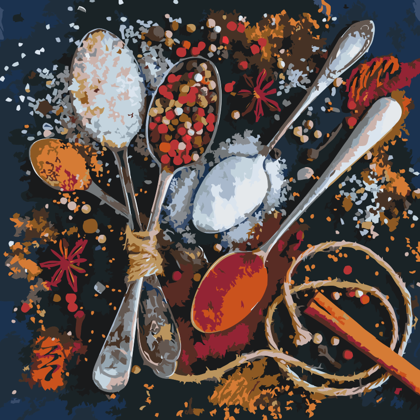 Paint by Numbers - Krydderier