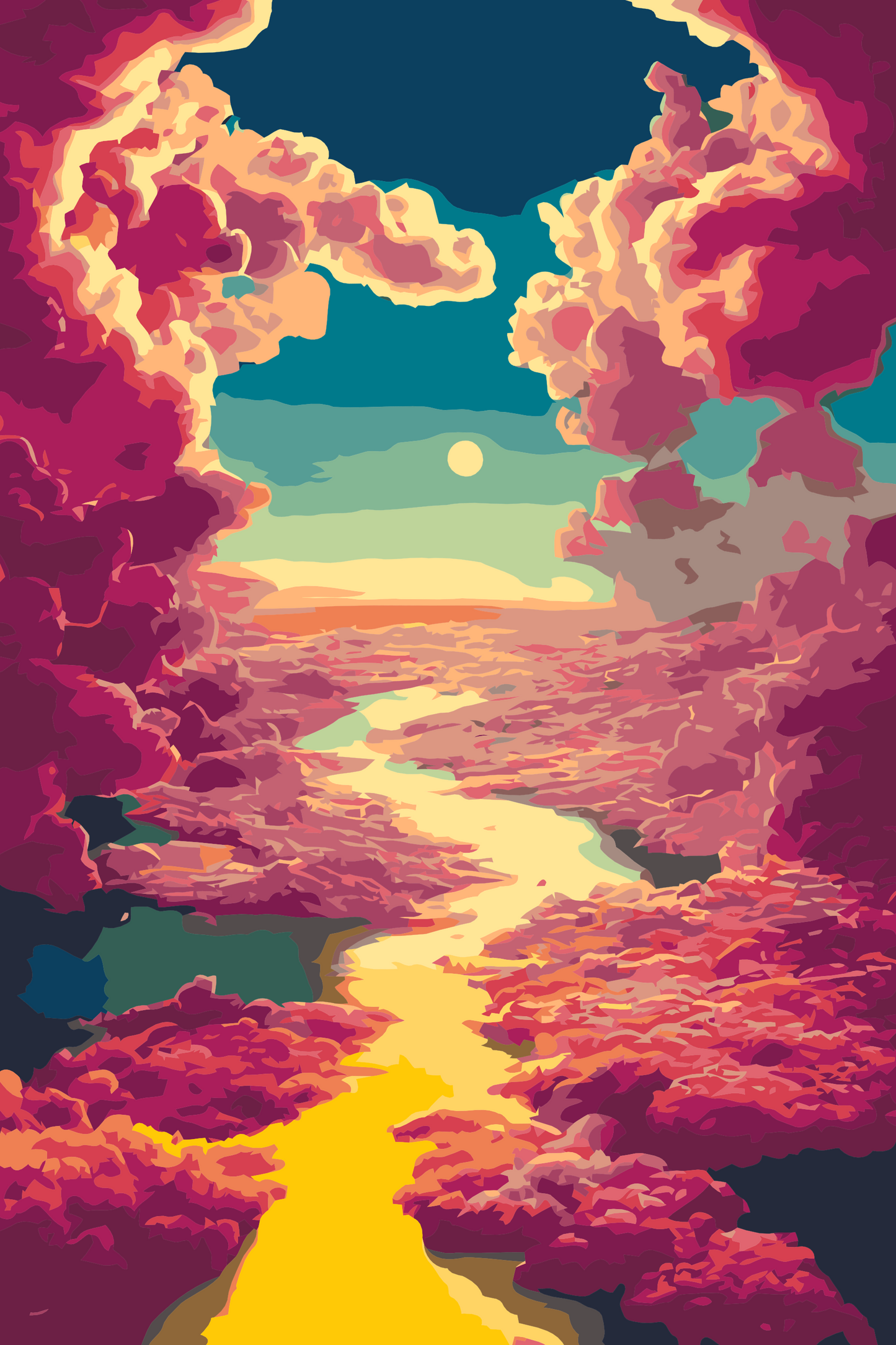 Paint by Numbers - I skyerne