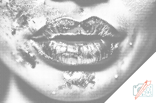 Mal-med-prikker -  Lips 2