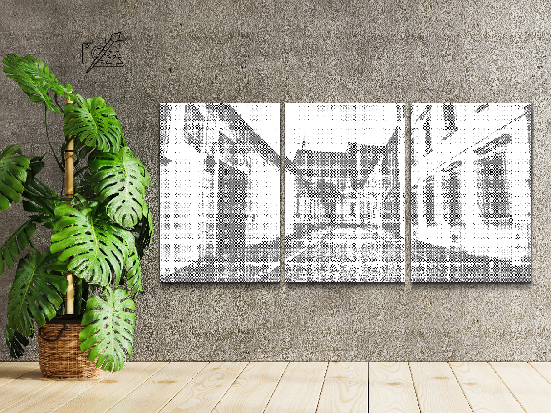 Historisk Centrum i Bratislava (sæt af 3)