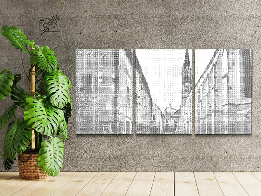 Historisk Centrum i Bratislava 2 (sæt af 3)