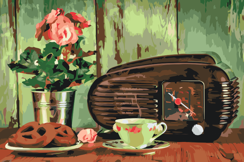 Paint by Numbers - Retro Radio