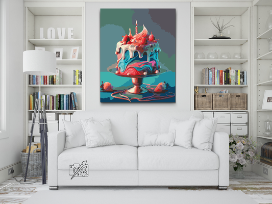 Paint by Numbers - Fødselsdagskage