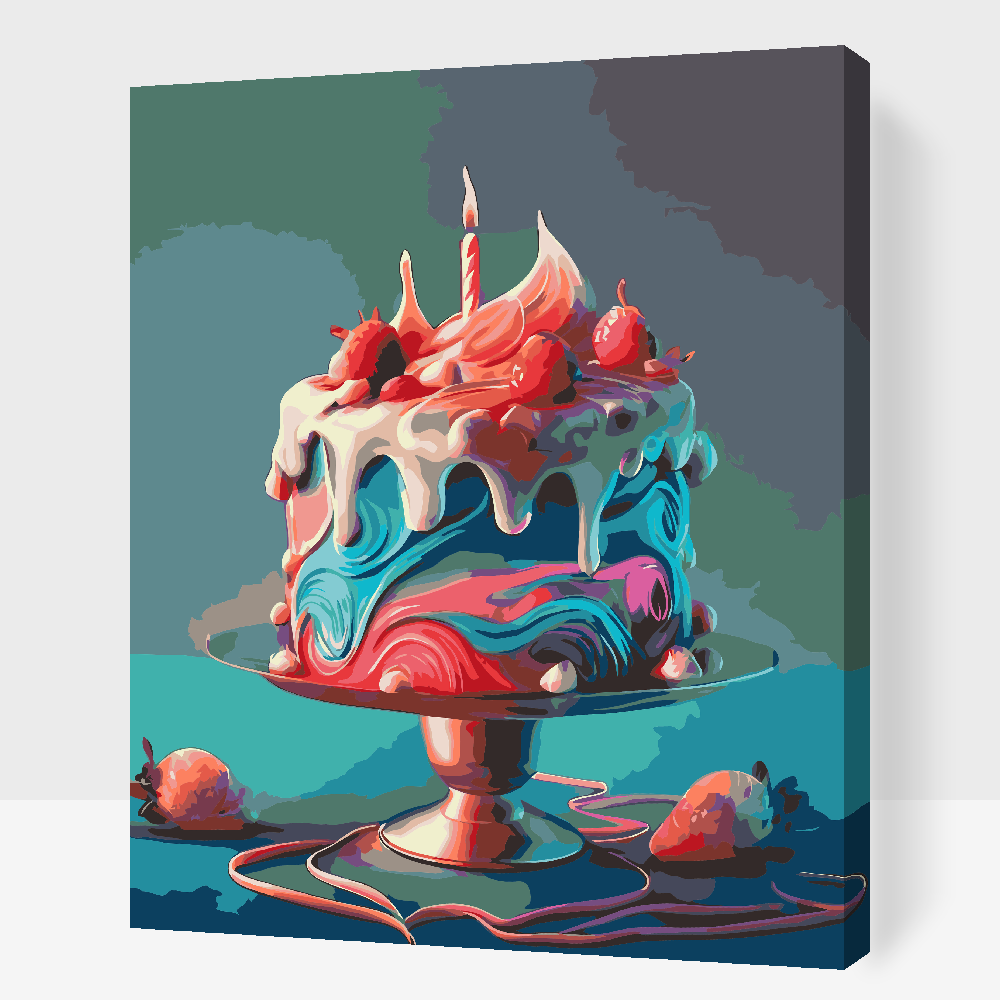 Paint by Numbers - Fødselsdagskage