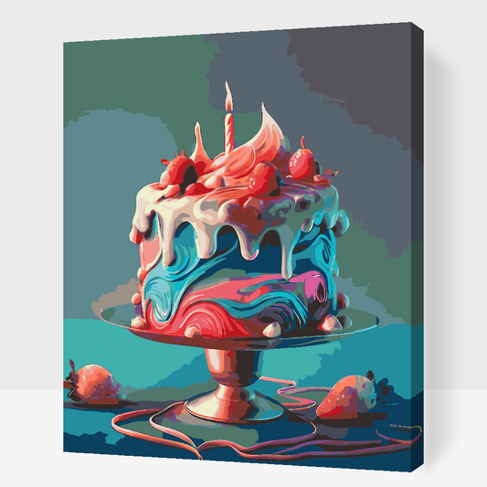 Paint by Numbers - Fødselsdagskage