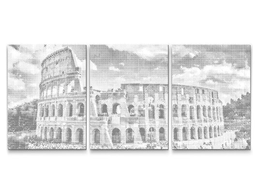 Mal-med-prikker -  Colosseum 2 (sæt af 3)