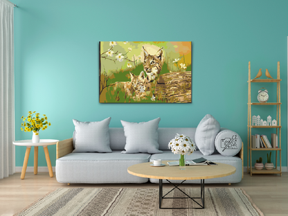Paint by Numbers - Vilde katte i naturen