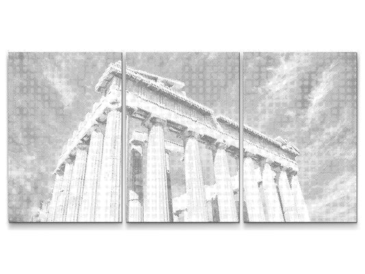 Mal-med-prikker -  Akropolis, Athen 2 (sæt af 3)