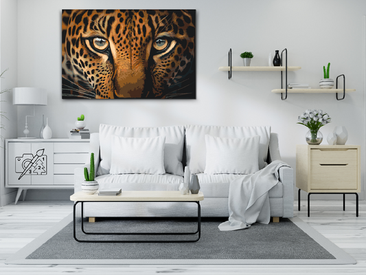 Paint by Numbers - Leopard tæt på