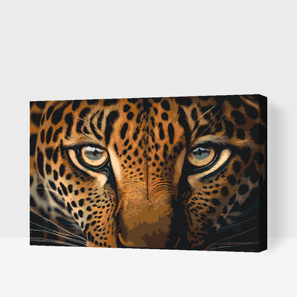 Paint by Numbers - Leopard tæt på