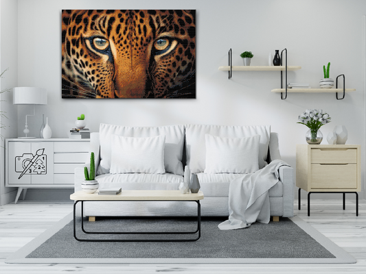 Diamond Painting - Leopard tæt på