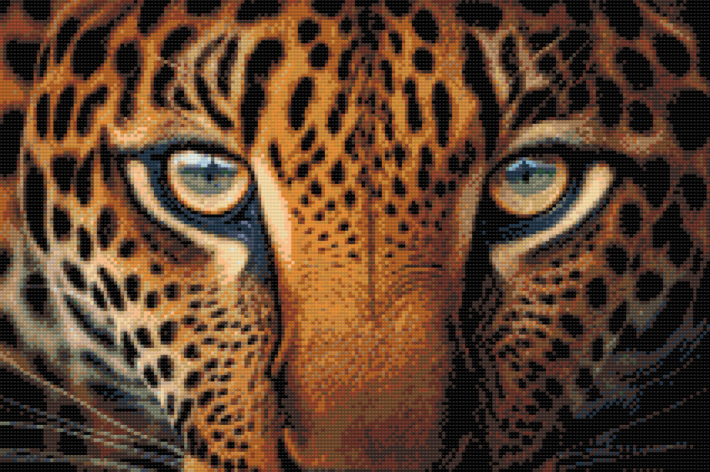 Diamond Painting - Leopard tæt på