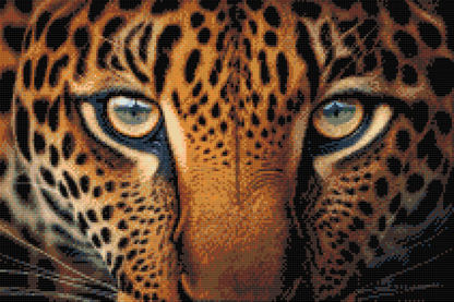 Diamond Painting - Leopard tæt på