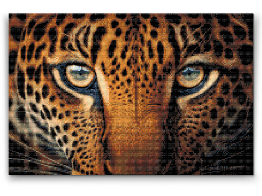 Diamond Painting - Leopard tæt på