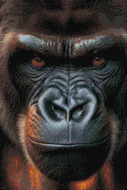 Diamond Painting - Diamantmaleri - Gorillablik
