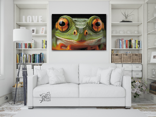 Diamond Painting - Frø tæt på