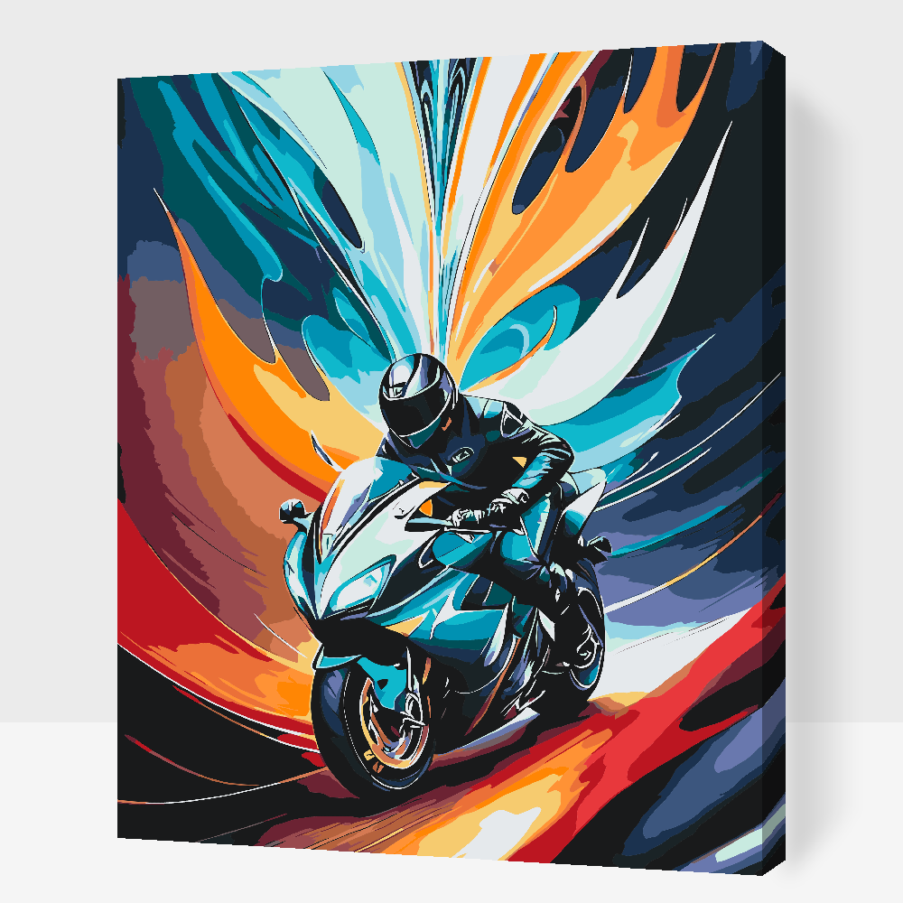 Paint by Numbers - Passion for motorcykler