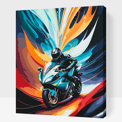 Paint by Numbers - Passion for motorcykler