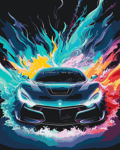 Paint by Numbers - Passion for sportsvogne