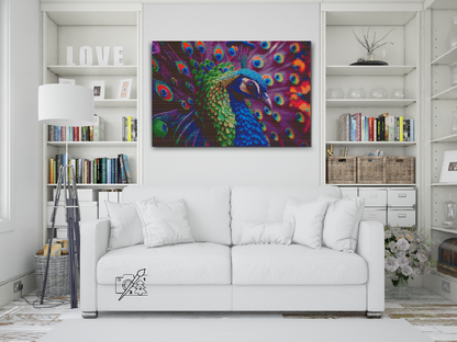 Diamond Painting - Indsk påfugl