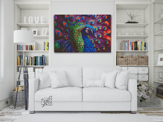 Diamond Painting - Indsk påfugl