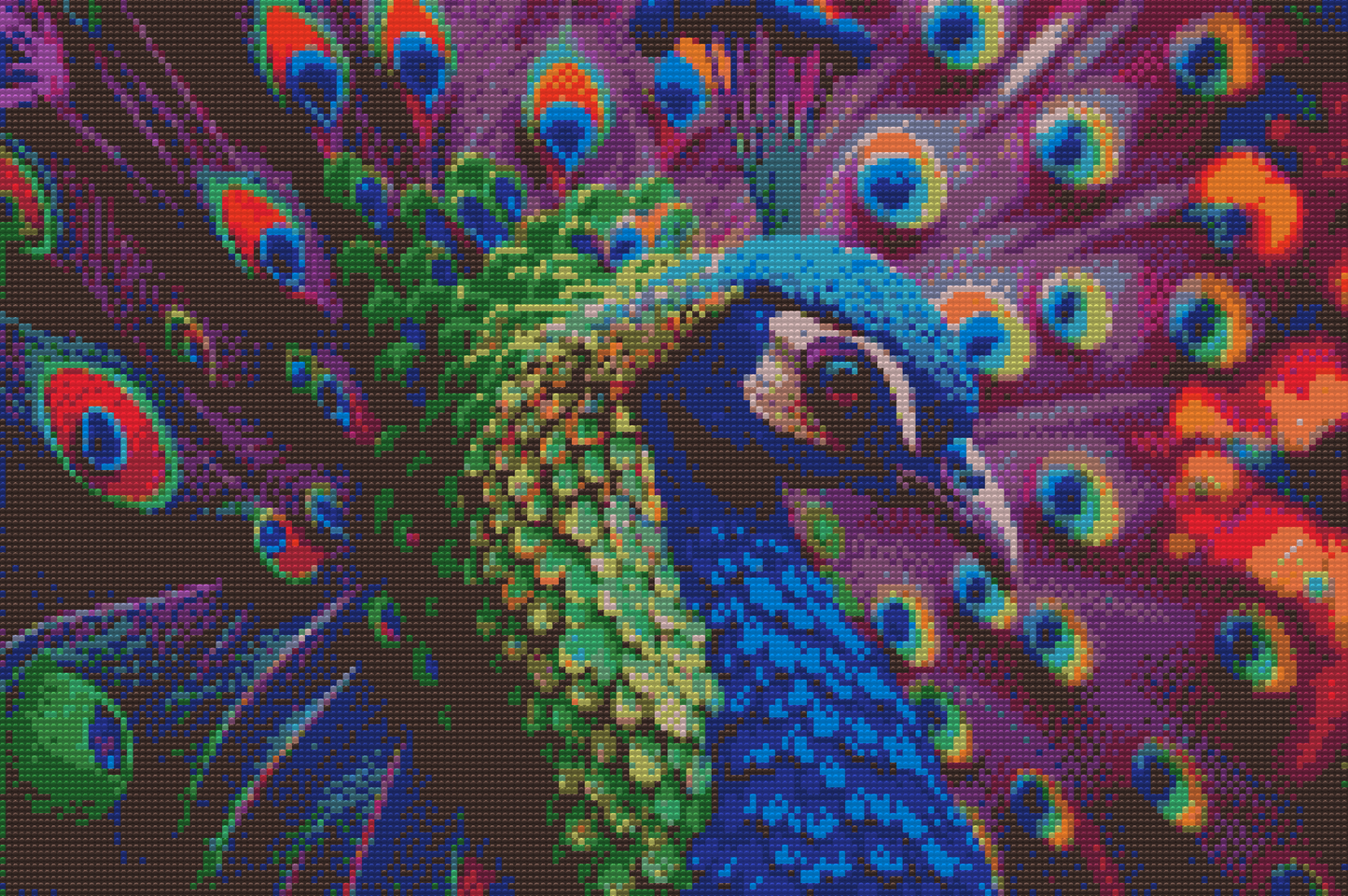 Diamond Painting - Indsk påfugl