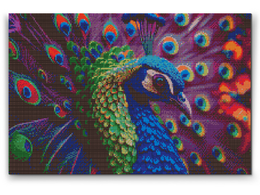 Diamond Painting - Indsk påfugl