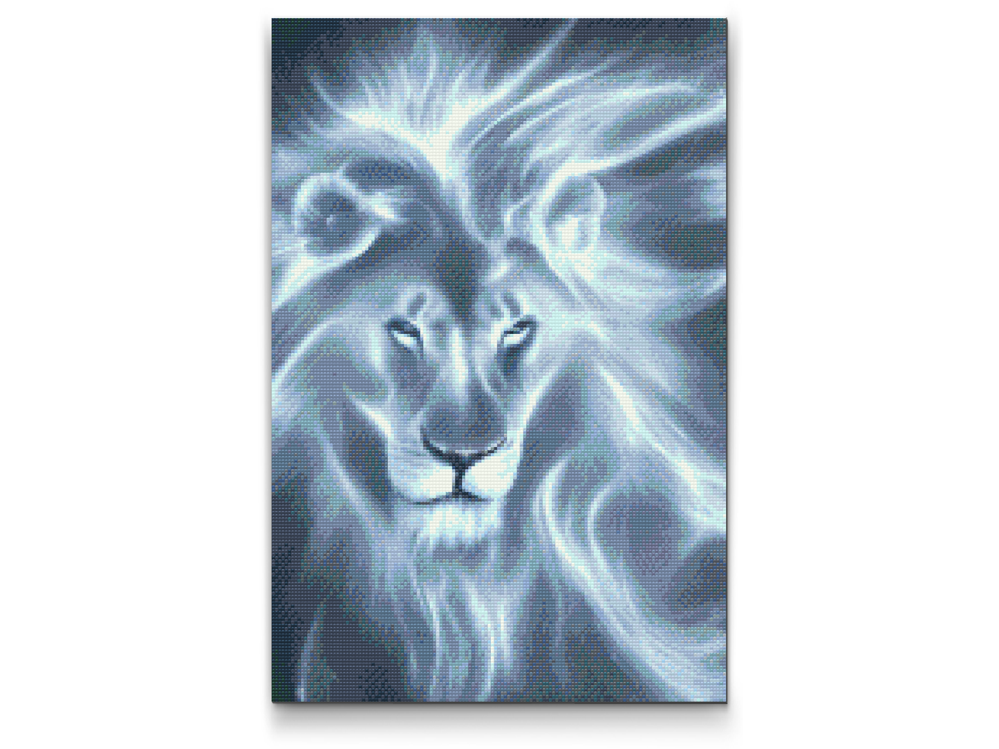 Diamond Painting - Blå løve