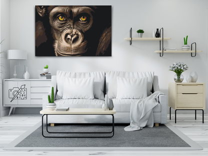 Paint by Numbers - Chimpanse tæt på