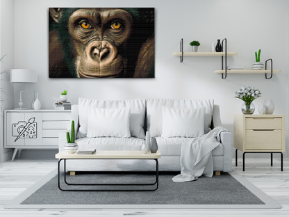 Diamond Painting - Chimpanse tæt på